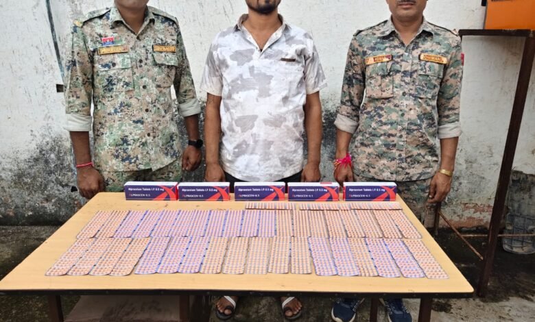 3000 प्रतिबंधित नशीली टैबलेट के साथ रंगे हाथों पकड़ा गया आरोपी, कोर्ट से भेजा गया जेल