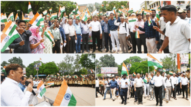 हर घर तिरंगा अभियान : तिरंगे के रंग में रंगा कवर्धा शहर, कलेक्टर सहित अधिकारियों ने जगाया देशभक्ति का जज़्बा, निकाली गई तिरंगा यात्रा 