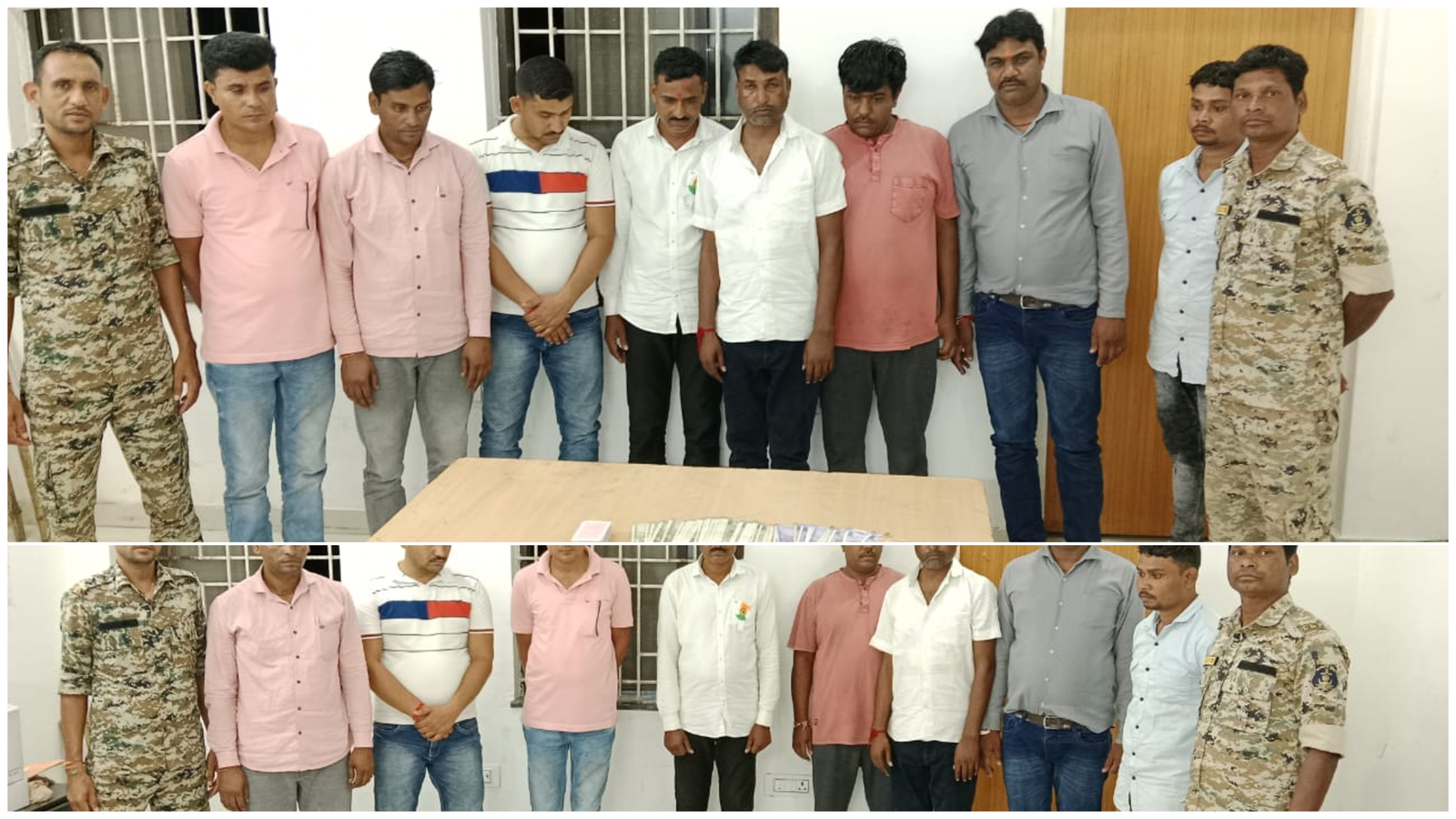 पुलिस की बड़ी कार्रवाई : जंगल में चल रहे जुए के अड्डे पर आठ जुआरी गिरफ्तार, ₹1.12 लाख की ज़ब्ती 1 पुलिस की बड़ी कार्रवाई : जंगल में चल रहे जुए के अड्डे पर आठ जुआरी गिरफ्तार, ₹1.12 लाख की ज़ब्ती