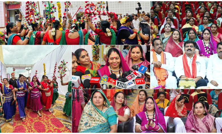 उपमुख्यमंत्री विजय शर्मा की पहल पर कवर्धा विधानसभा में तीजा उत्सव का भव्य समापन, माताएँ-बहनें बड़ी संख्या में हुईं शामिल