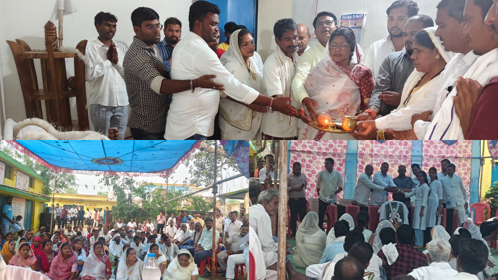 भालूचूवा में सतनामी समाज की बैठक, जनपद अध्यक्ष सुषमा गणपत बघेल ने दिया नशा मुक्ति और शिक्षा का संदेश 1 भालूचूवा में सतनामी समाज की बैठक, जनपद अध्यक्ष सुषमा गणपत बघेल ने दिया नशा मुक्ति और शिक्षा का संदेश