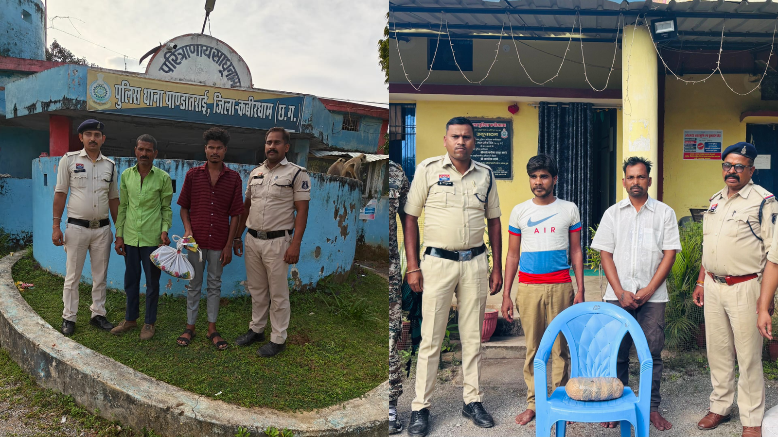 पुलिस का डबल प्रहार: गांजा तस्करी में संलिप्त 4 आरोपी गिरफ्तार 1 पुलिस का डबल प्रहार: गांजा तस्करी में संलिप्त 4 आरोपी गिरफ्तार