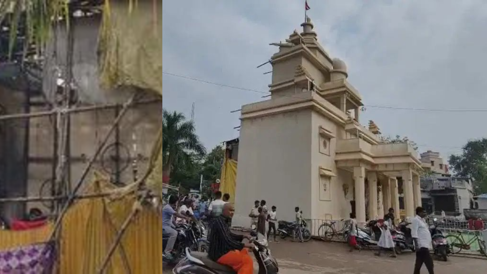 कवर्धा के दुर्गा पंडाल में लगी आग, मां दुर्गा की प्रतिमा खंडित 1 कवर्धा के दुर्गा पंडाल में लगी आग, मां दुर्गा की प्रतिमा खंडित
