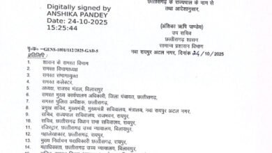 छत्तीसगढ़ स्थापना दिवस पर छात्रों के लिए खुशखबरी : 1 नवंबर को स्कूल-कॉलेज रहेंगे बंद 2 छत्तीसगढ़ स्थापना दिवस पर छात्रों के लिए खुशखबरी : 1 नवंबर को स्कूल-कॉलेज रहेंगे बंद