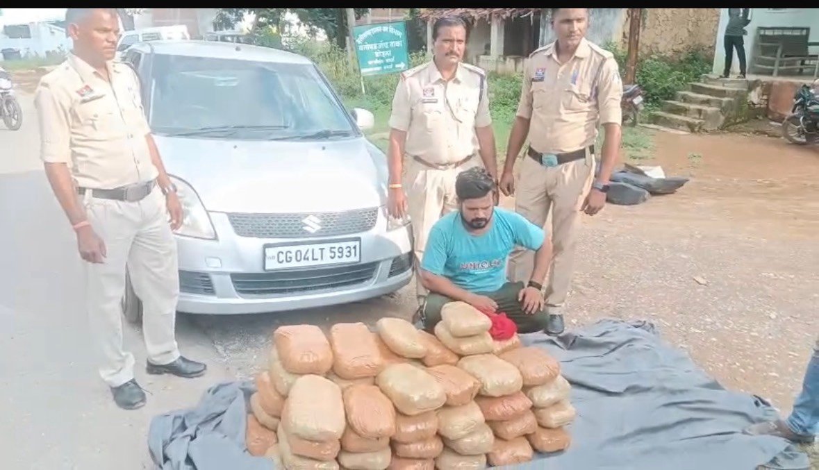 गांजा तस्करी पर कबीरधाम पुलिस की बड़ी कार्यवाही, 50 किलो से अधिक गांजा जब्त 1 img 1486