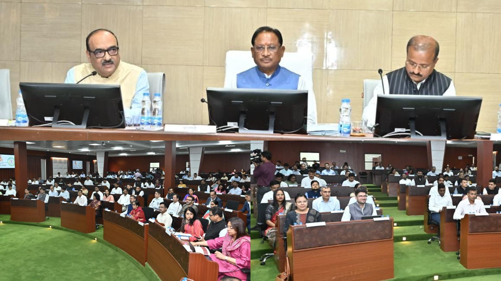 कलेक्टर कॉन्फ्रेंस 2025: धान खरीदी, सुशासन और जनहित योजनाओं पर गहन मंथन; मुख्यमंत्री विष्णु देव साय बोले, किसानों का एक-एक दाना खरीदेगी सरकार 1 कलेक्टर कॉन्फ्रेंस 2025: धान खरीदी, सुशासन और जनहित योजनाओं पर गहन मंथन; मुख्यमंत्री विष्णु देव साय बोले, किसानों का एक-एक दाना खरीदेगी सरकार
