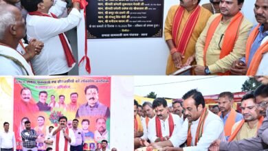 उपमुख्यमंत्री विजय शर्मा ने ग्राम खारा में 20 लाख की लागत से बने नवनिर्मित सामुदायिक भवन का किया लोकार्पण 4 photo output 2