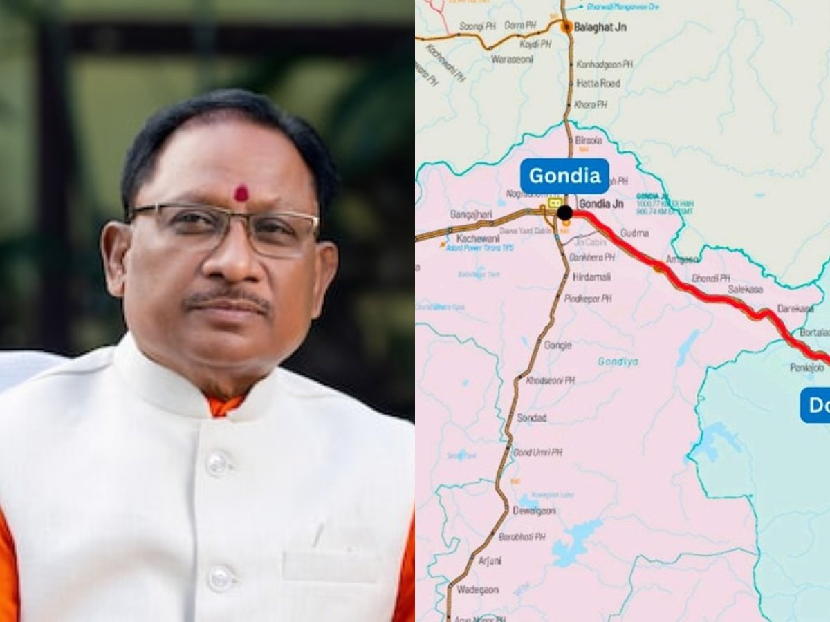 गोंदिया–डोंगरगढ़ चौथी रेल लाइन से छत्तीसगढ़ को मिलेगा विकास का नया ट्रैक : मुख्यमंत्री विष्णुदेव साय ने प्रधानमंत्री और रेल मंत्री का जताया आभार 1 गोंदिया–डोंगरगढ़ चौथी रेल लाइन