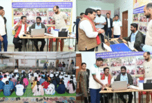 सरेंडर नक्सलियों के दस्तावेज़ बनाने अधिकारियों संग बैठे गृहमंत्री विजय शर्मा