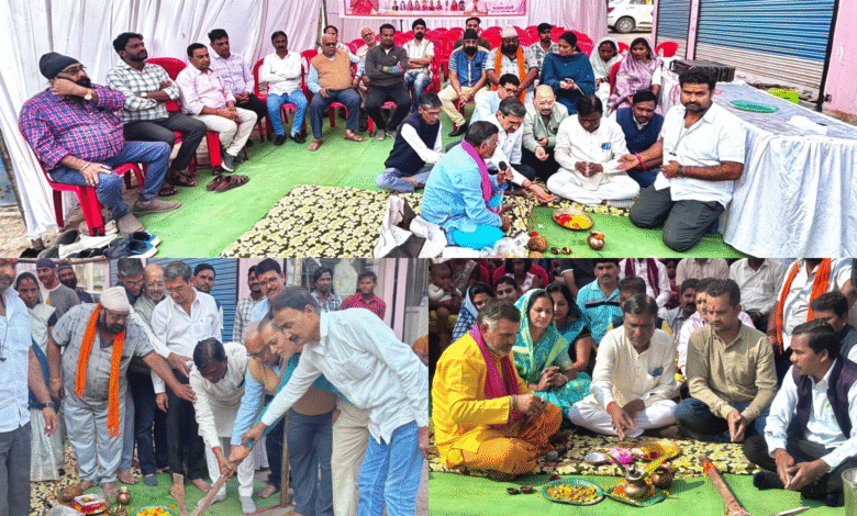 कवर्धा में दो बड़े विकास कार्यों का शुभारंभ: वार्ड 23 और वार्ड 17 में सीसी रोड व नाली निर्माण का भूमिपूजन