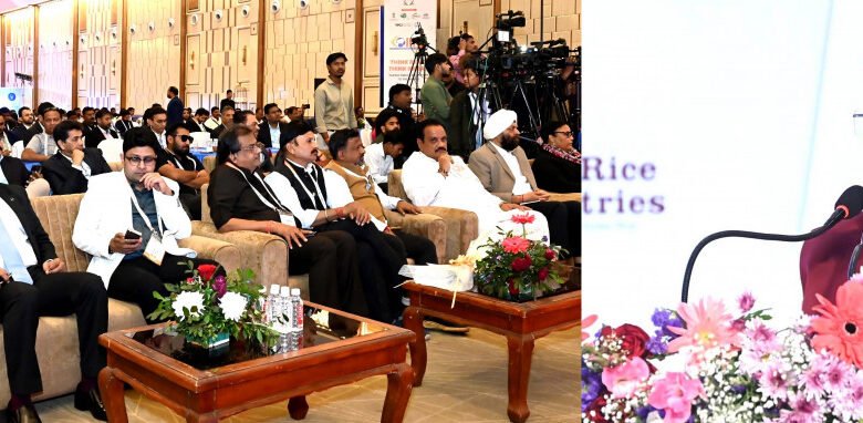 चावल निर्यातकों को बड़ी सौगात : मंडी शुल्क में छूट की अवधि एक साल बढ़ाई, इंडिया इंटरनेशनल राइस समिट में मुख्यमंत्री विष्णु देव साय ने की घोषणा 3 चावल निर्यातकों को बड़ी सौगात : मंडी शुल्क में छूट की अवधि एक साल बढ़ाई, इंडिया इंटरनेशनल राइस समिट में मुख्यमंत्री विष्णु देव साय ने की घोषणा