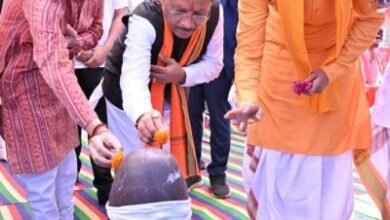 CM Sai In Neelkantheshwar Mahadev Temple: नीलकंठेश्वर महादेव मंदिर के प्राण-प्रतिष्ठा समारोह में शामिल हुए CM विष्णु देव साय 2 1771069636 a46fb671a1b9c3d73987