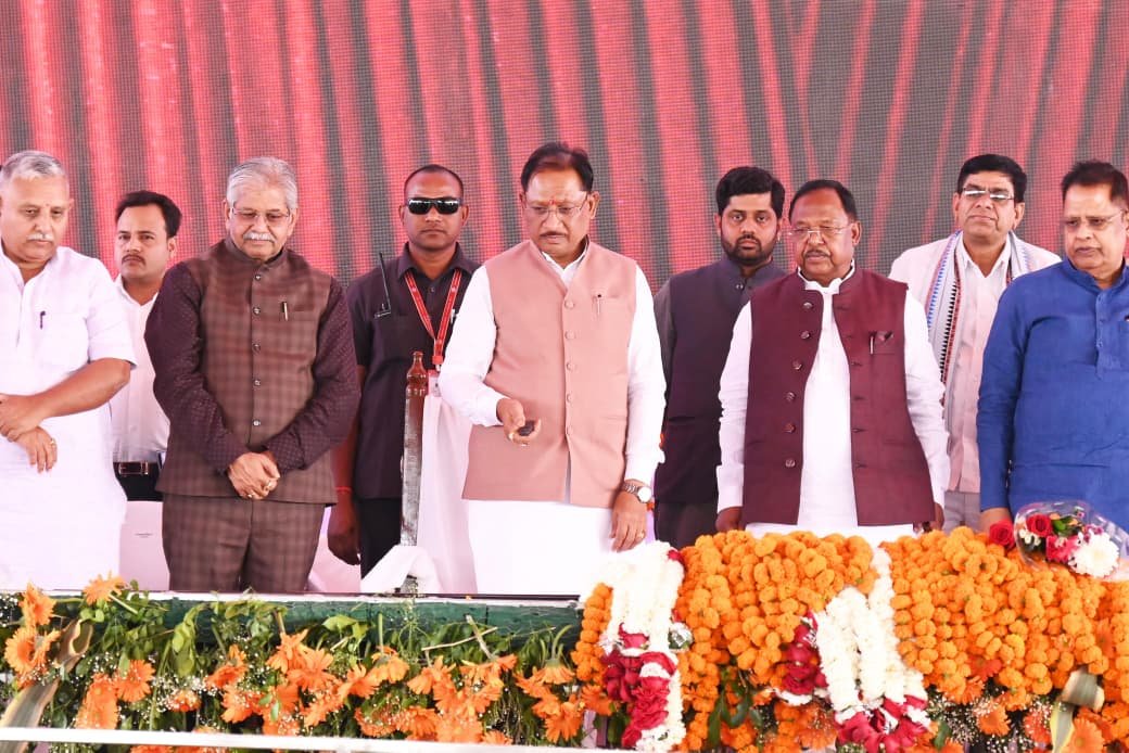 कांग्रेस सरकार में गौठान के नाम पर सिर्फ साइन बोर्ड थे : मुख्यमंत्री विष्णु देव साय 1 IMG 20260228 WA0088