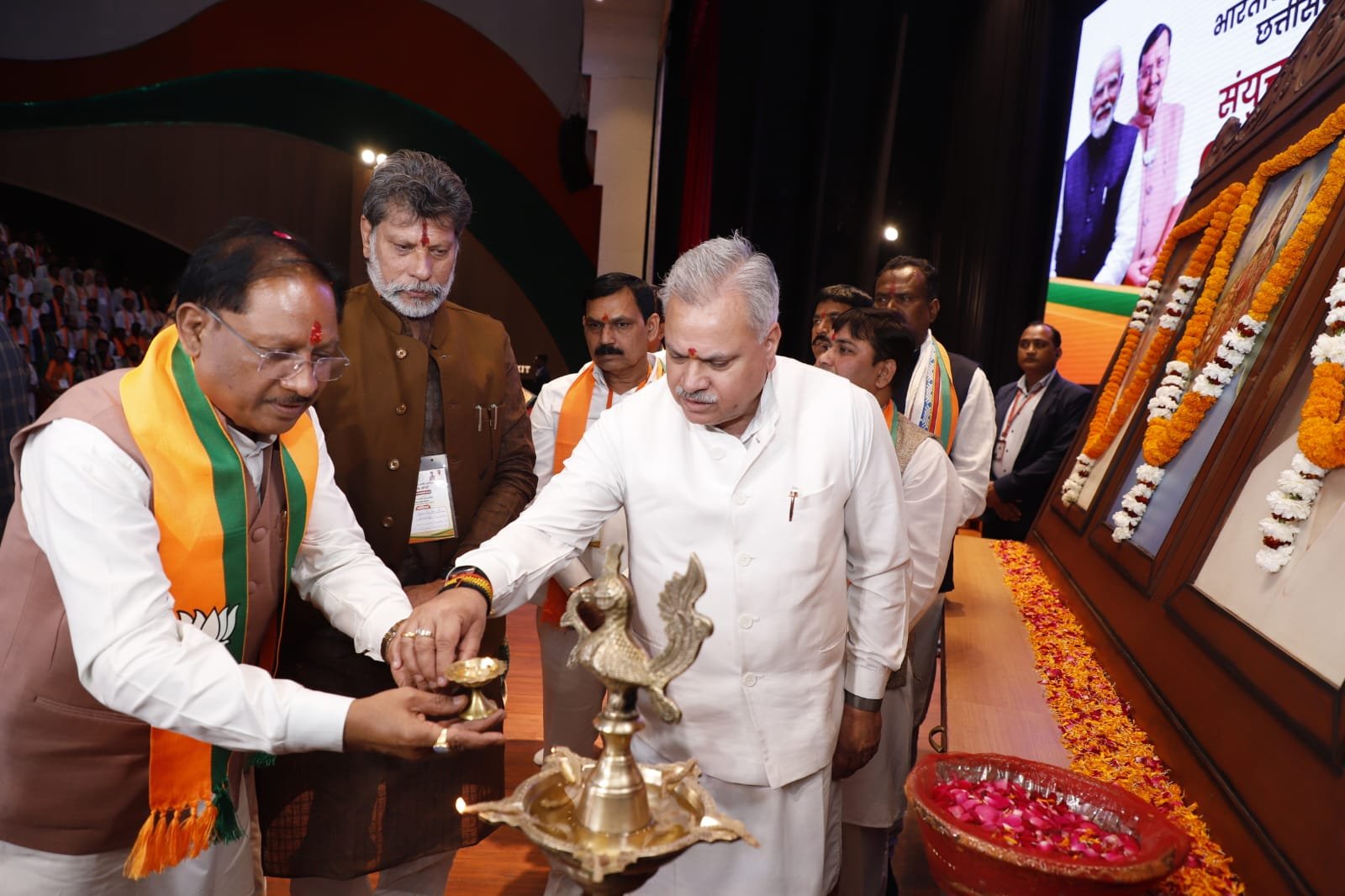 United Front State Working Committee Meeting: 2047 तक ‘विकसित भारत’ का लक्ष्य, कार्यकर्ताओं को जन-जन तक पहुँचाने का आह्वान 3 WhatsApp Image 2026 02 16 at 7.22.41 PM