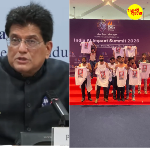 AI Summit Youth Congress Protest: AI समिट हंगामा...यूथ कांग्रेस का प्रदर्शन... पीयूष गोयल का पलटवार 1 urksh 11