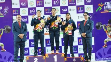 खेलो इंडिया ट्राइबल गेम्स 2026 : 58 किग्रा महिला वेटलिफ्टिंग में अरुणाचल की अनाई वांग्सू ने जीता स्वर्ण 2 1774608446 12370ebf508082fec8b2