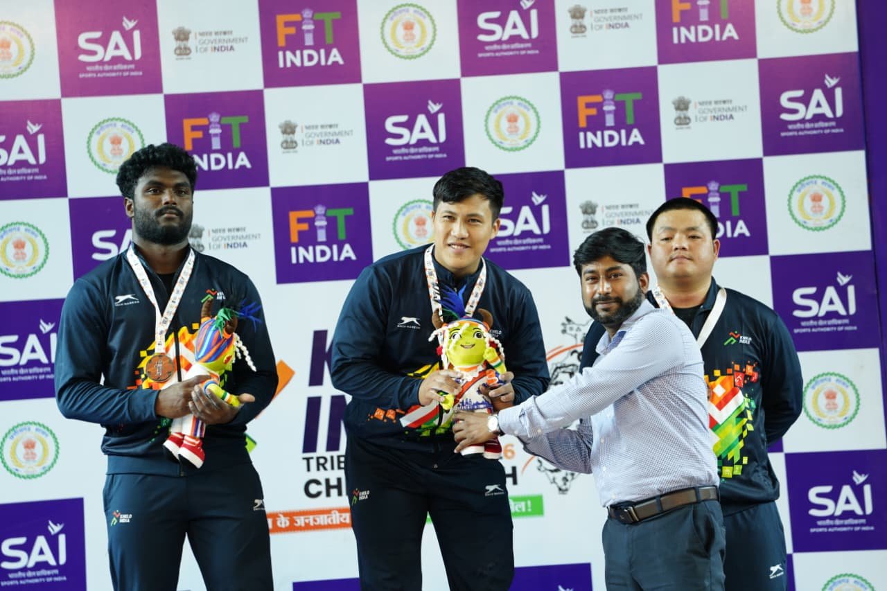 खेलो इंडिया ट्राइबल गेम्स 2026 : भारत्तोलन पुरुष 88 किग्रा वर्ग में अरुणाचल के रुबा ताडु बने चैंपियन 4 1774689841 faa02f2e5e557e72fb14