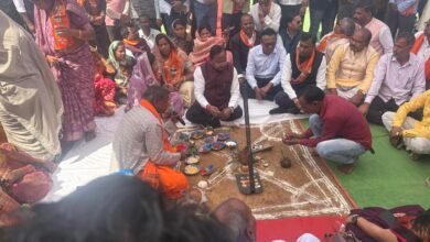 कृषि मंत्री राम विचार नेताम ने धोन्धा प्रतापपुर में किया कृषि महाविद्यालय का भूमि पूजन 3 ddd