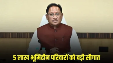 दीनदयाल उपाध्याय भूमिहीन कृषि मजदूर कल्याण योजना : मुख्यमंत्री विष्णुदेव साय कल 5 लाख भूमिहीन कृषि मजदूर परिवारों को 500 करोड़ रुपये की देंगे सौगात