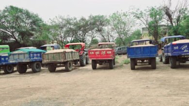 अवैध खनन मामले में 13 ट्रैक्टर और 1 हाईवा जब्त 2 wwwwdddd