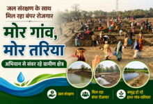 जल संरक्षण के साथ मिल रहा बंपर रोजगार, मोर गांव - मोर तरिया' अभियान से संवर रहे ग्रामीण क्षेत्र