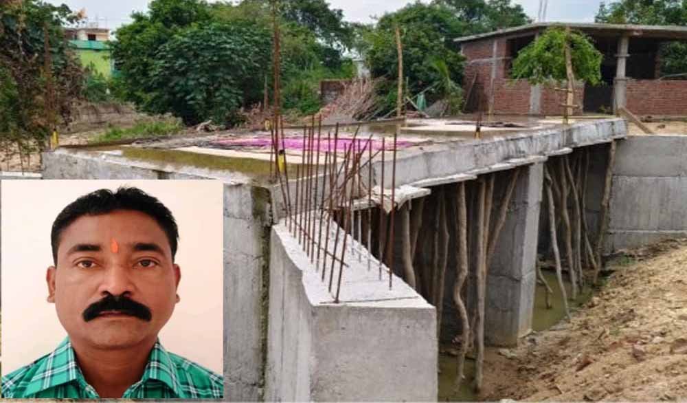 शासन-प्रशासन से निराश ग्रामीण ने उठाया बड़ा कदम, गरियाबंद में खुद ही बना लिया पुल 1 Chhattisgarh News 06 2 19