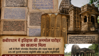 कबीरधाम में इतिहास की अनमोल धरोहर का खजाना मिला, सर्वे में मिली भोरमदेव शिलालेख और मड़वा महल से जुड़ी 375 वर्ष पुरानी तालपत्र पांडुलिपि सहित 38 जुड़ी दुर्लभ पांडुलिपियाँ 2 कबीरधाम में इतिहास की अनमोल धरोहर का खजाना मिला, सर्वे में मिली भोरमदेव शिलालेख और मड़वा महल से जुड़ी 375 वर्ष पुरानी तालपत्र पांडुलिपि सहित 38 जुड़ी दुर्लभ पांडुलिपियाँ