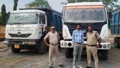 सारंगढ़-बिलाईगढ़ में खनिज विभाग की बड़ी कार्रवाई 1 पोकलेन और 6 हाईवा जब्त 2 Poc 01