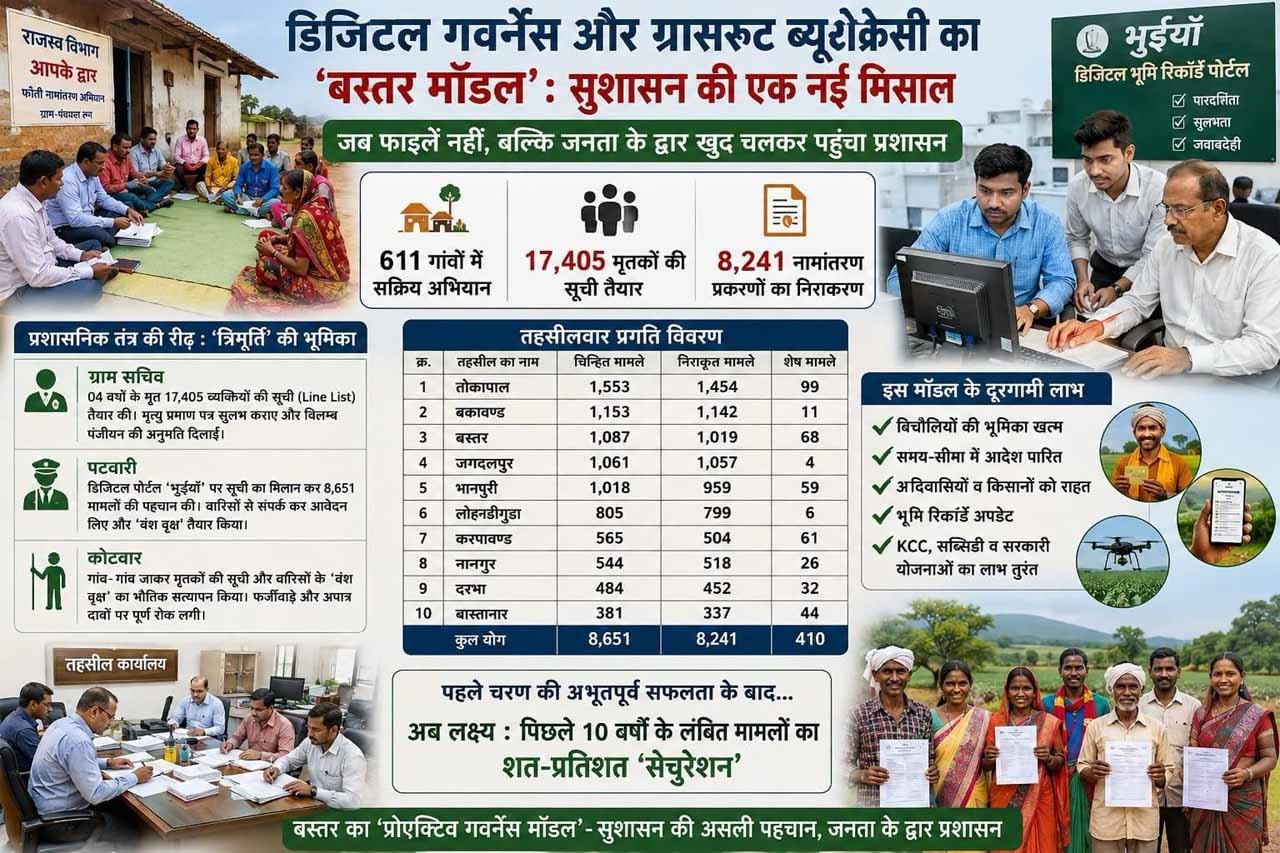 डिजिटल गवर्नेंस से ग्राउंड तक असर: बस्तर मॉडल ने पेश की सुशासन की नई इबारत 1 digital governance 2
