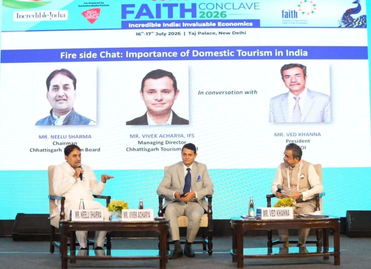 फेथ कॉन्क्लेव 2026 में छत्तीसगढ़ ने दिखाया पर्यटन का दम, विशेषज्ञों ने की सराहना 1 132 12