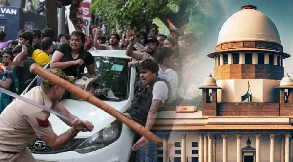 प्रदर्शनकारियों को सुप्रीम कोर्ट से झटका, तत्काल सुनवाई की मांग खारिज, कोर्ट की सख्त टिप्पणी चर्चा में 1 22A 83
