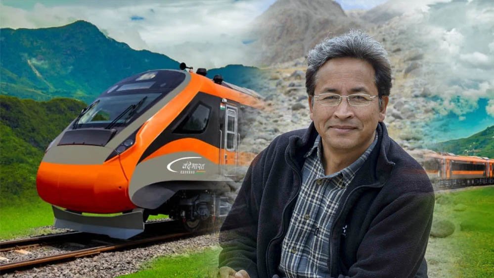 वंदे भारत से सफर के बाद सोनम वांगचुक ने की भारतीय रेलवे की तारीफ, वीडियो हुआ वायरल 1 30A 164