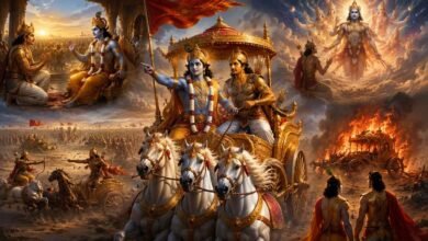 श्रीकृष्ण का अर्जुन को सारथी के रूप में चुनना और गीता का उपदेश 3 71 3