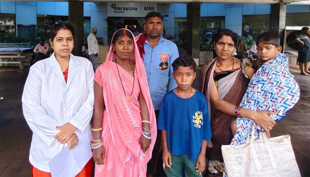 लाडले को स्वस्थ देख परिजनों की आंखों में छलके खुशी के आंसू 1 Hos 02