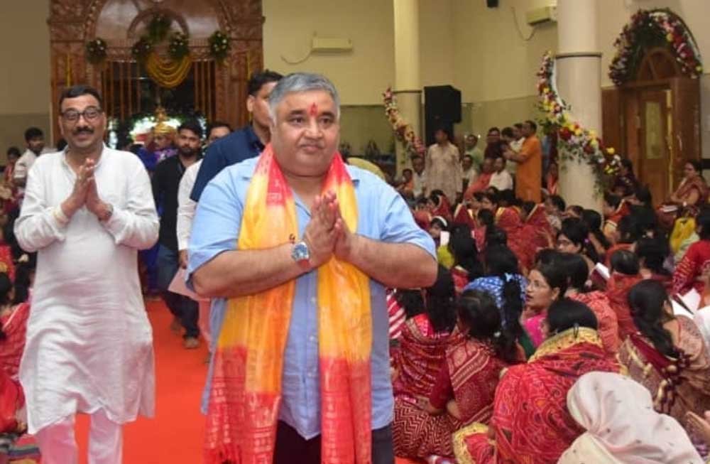 पर्यटन एवं संस्कृति मंत्री राजेश अग्रवाल ने माँ बनभौरी धाम में टेका मत्था, जनकल्याण की कामना की 1 Maaa 01