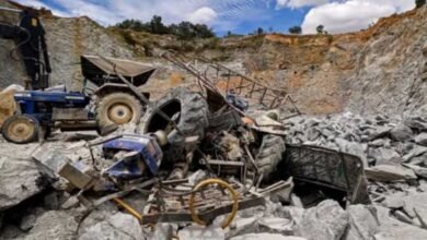 बेंगलुरु में दर्दनाक खदान हादसा, ग्रेनाइट पत्थर की चपेट में आकर MP के 5 समेत 6 मजदूरों की जान गई 13 kHADAN 01 1