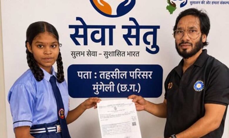 सेवा सेतु के माध्यम से राजेश्वरी को दो दिन में मिला आय प्रमाण पत्र 3 seva 01