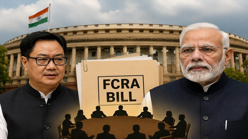 FCRA Bill पर नरम पड़ा सरकार का रुख? JPC का विकल्प खुला, PM मोदी के बाद स्पीकर से मिले किरेन रिजिजू 1 11A 145