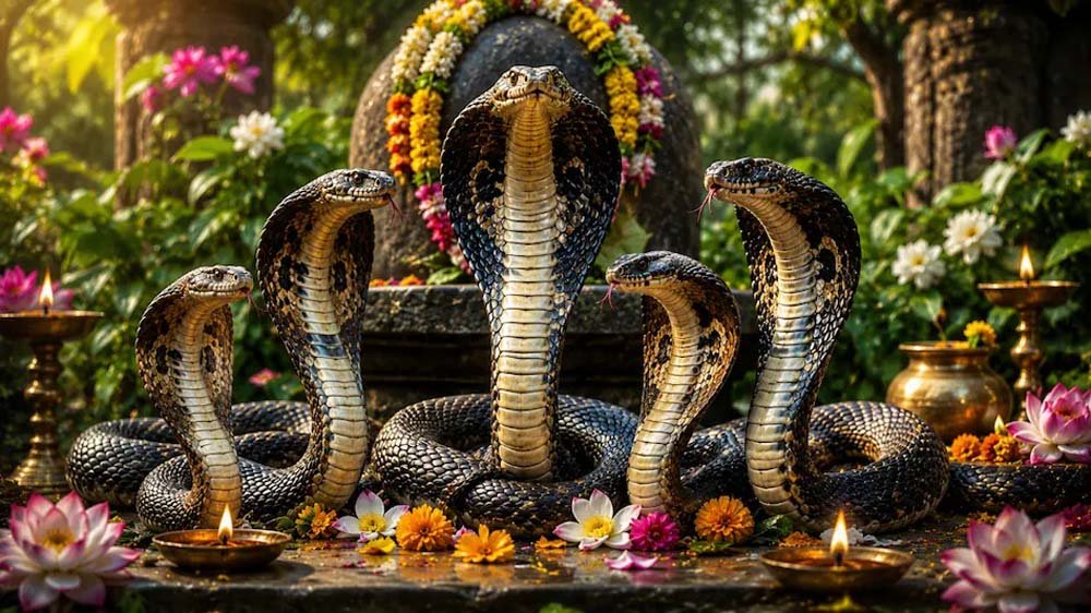नाग पंचमी विशेष: ऐसे हुई नागों की उत्पत्ति, कद्रू ने मांगे थे एक हजार नाग पुत्र 1 20 15