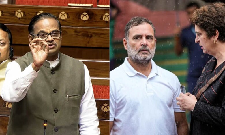 संसद में सियासी संग्राम, राज्यसभा में BJP सांसदों के विवादित नारों से विपक्ष ने जताया कड़ा विरोध 6 6A 201