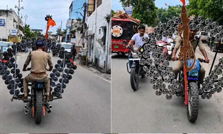 बाइक में लगाए 500 हॉर्न, सड़कों पर मचा शोर! पुलिस की कार्रवाई का Video वायरल 7 8A 289 2