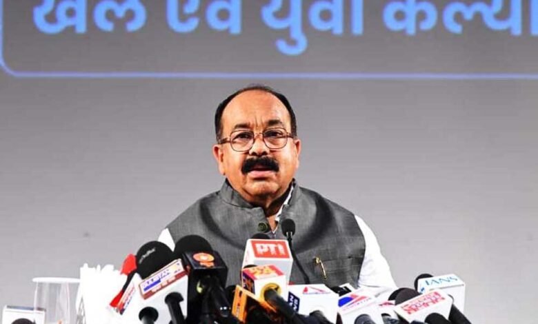 उप मुख्यमंत्री श्री अरुण साव ने प्रेस-कॉन्फ्रेंस में खेल एवं युवा कल्याण विभाग के कार्यों की दी जानकारी 8 Arun 02 1