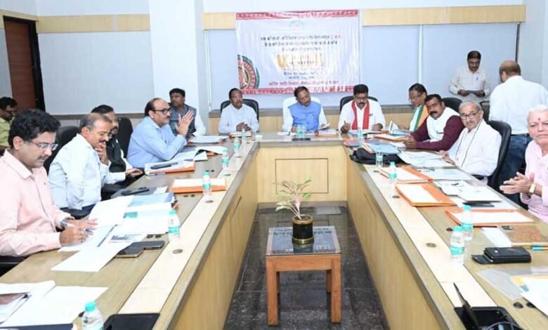राज्य स्तरीय कार्ययोजना समिति करेगी विभिन्न विभागों के नियमों का समन्वय, जिला स्तरीय पेसा निगरानी समितियों को किया जाएगा सक्रिय 7 Meeting 01 1