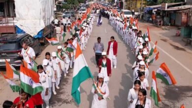 मंत्री टंक राम वर्मा की अगुवाई में निकली भव्य तिरंगा यात्रा 2 Tan00000 1