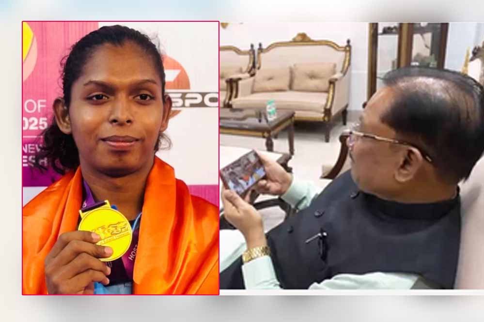 मुख्यमंत्री ने कहा - संजू देवी की उपलब्धि प्रदेश की बेटियों और युवा खिलाड़ियों के लिए बनेगी प्रेरणा 1 26A 108 2