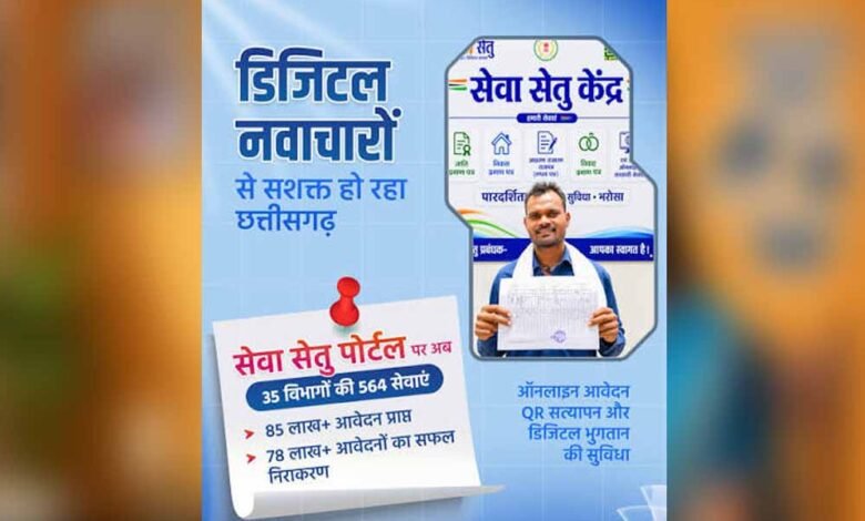 छत्तीसगढ़ में सेवा का नया मॉडल: कागजी उलझनों से राहत, सुविधाएं पहुंचेंगी घर तक 5 26A 133