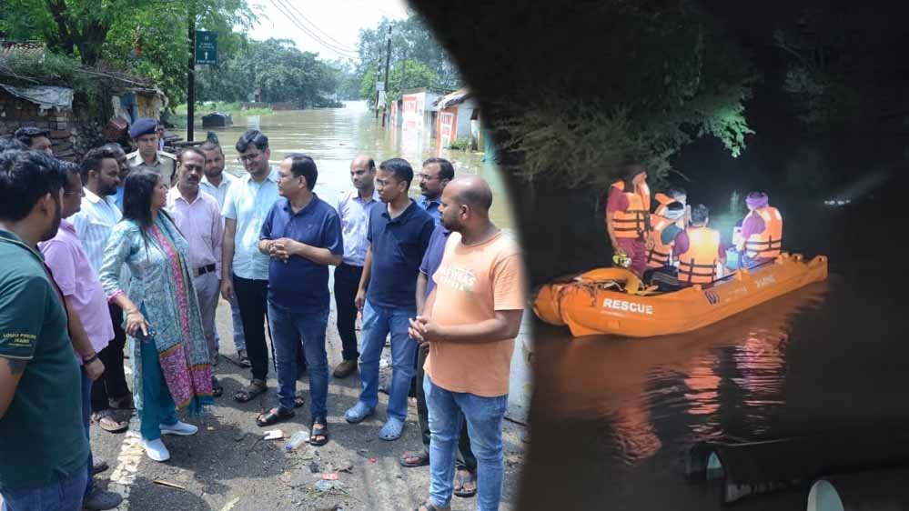 छत्तीसगढ़ में भारी बारिश-बाढ़ से हालात बिगड़े, 43 राहत शिविरों में 5 हजार लोग 1 28A 119