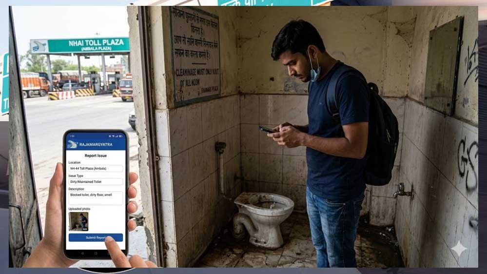 NHAI दे रहा ₹1000 का FASTag रिचार्ज, हाईवे पर गंदा टॉयलेट दिखे तो ऐसे करें रिपोर्ट 1 4A 105