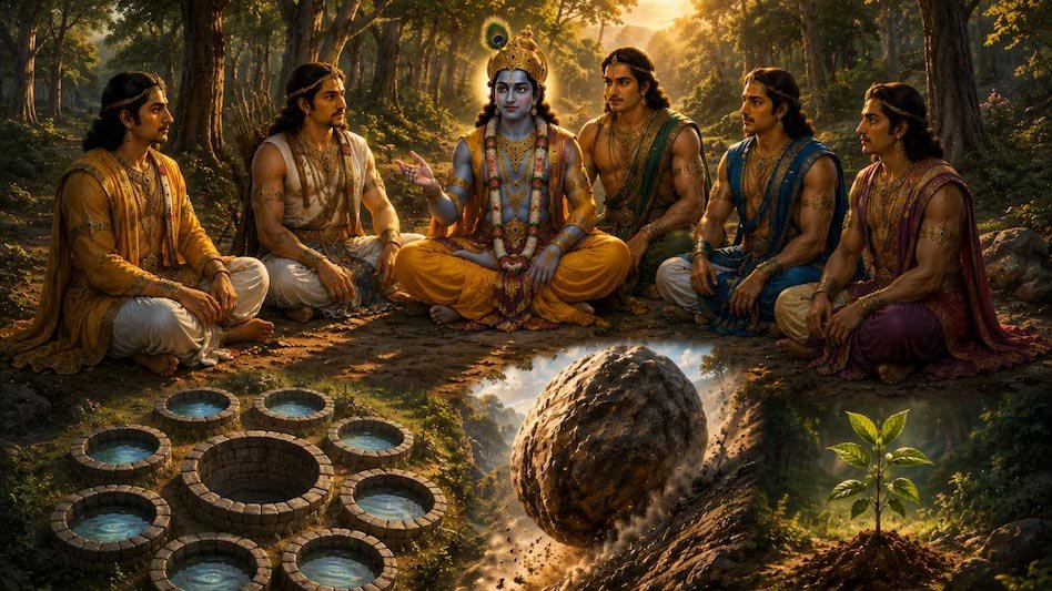श्रीकृष्ण ने पांडवों को क्यों भेजा था वन? कलियुग से जुड़ी 5 रहस्यमयी घटनाओं का क्या है राज 1 50 2