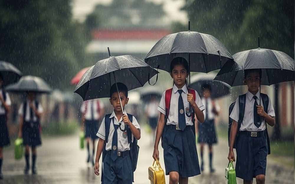 भारी बारिश के चलते CG के सभी स्कूल बंद, DEO का आदेश जारी 1 Chhattisgarh News 02 3 15